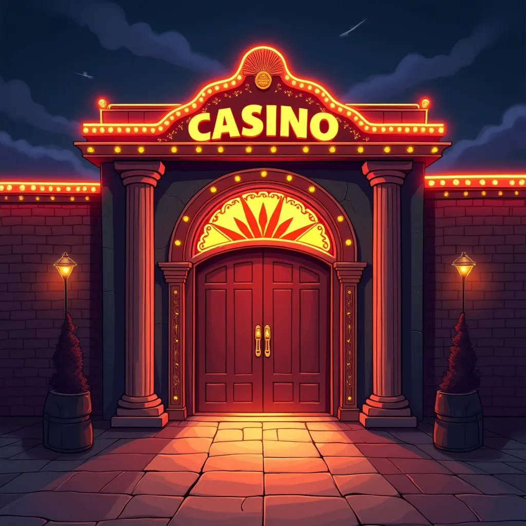 final_cta section cartoon casino reward illustration