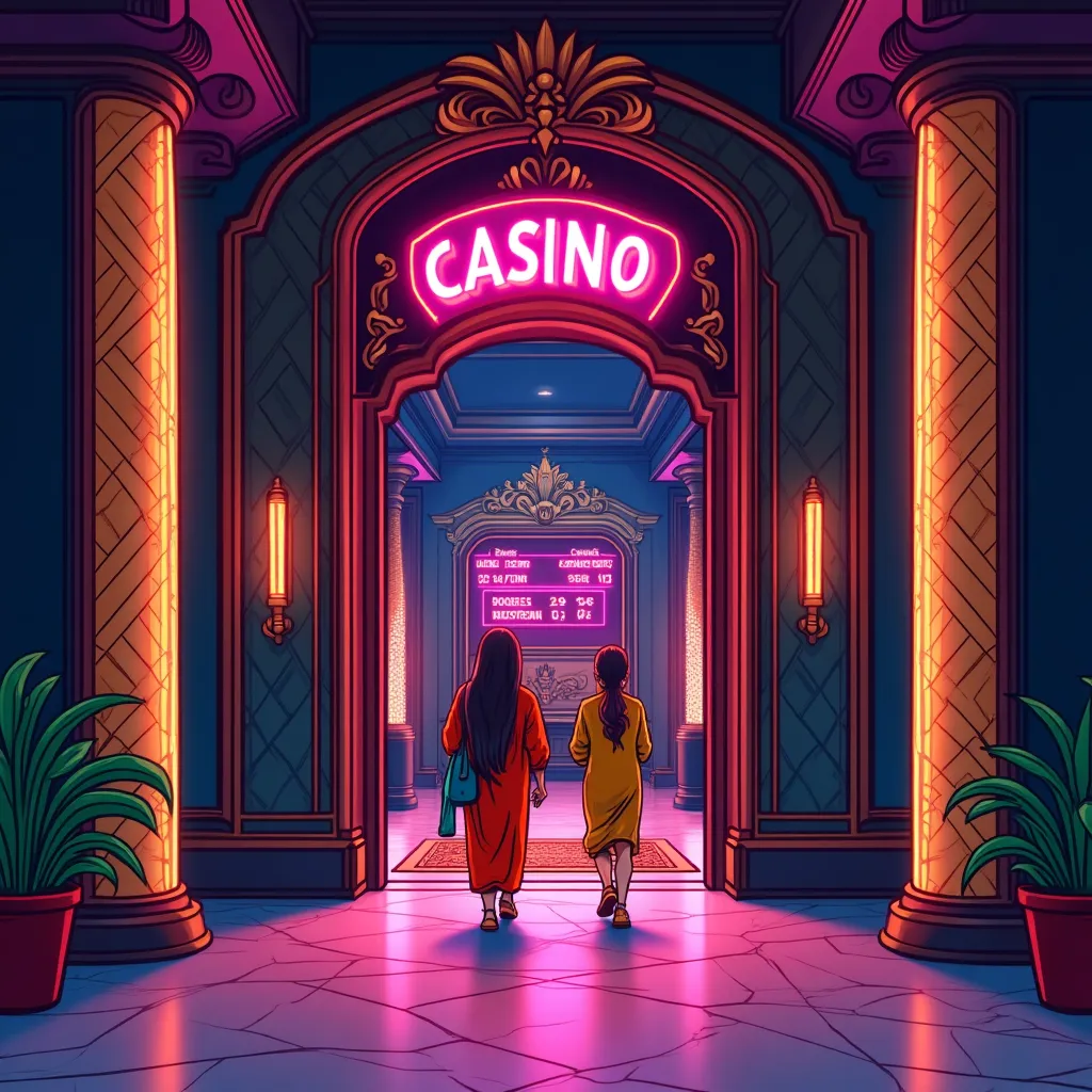 valorbet live casino hero with neon table lights